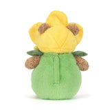 Peluche Ours En Habit Jonquille Bartholomew Daffodill Outfit De Jellycat Profil De Dos