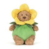 Peluche Ours En Habit Jonquille Bartholomew Daffodill Outfit De Jellycat De Face