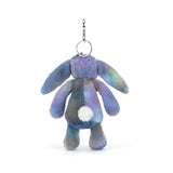Jellycat - Porte-Clef Lapin Zodihop Luxe Bunny Bag Charm - BAS4COSBC - De Dos