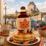Jellycat - Sirop d'érable Amuseables Acered Maple Syrup - A2MAPS - Sur Fond Pancakes
