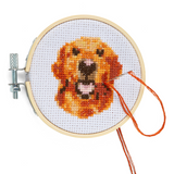 Kikkerland Mini Cross Embroidery Kit