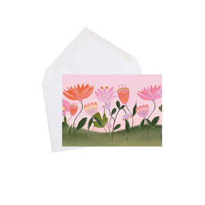 Lili Graffiti - Mini Carte - Fleurs Sauvages