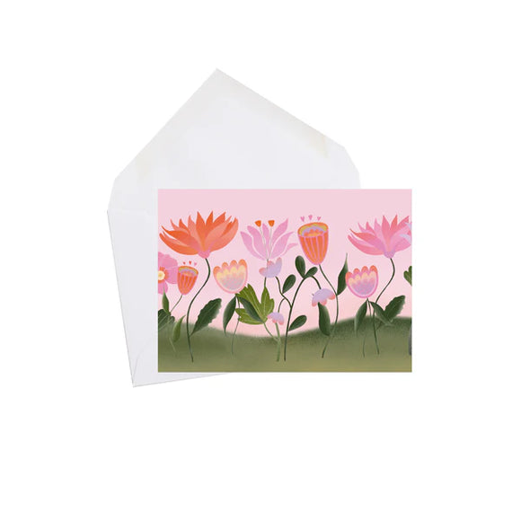 Lili Graffiti - Mini Carte - Fleurs Sauvages