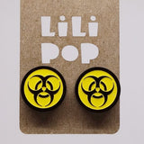 Lilipop-Boucle d'oreille Biohazard backing