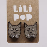 Lilipop-Boucle d'oreille Lynx backing