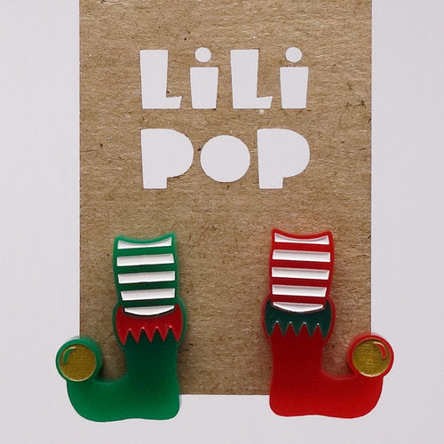 Lilipop Boucles D'Oreilles Bas de Lutins De Noël