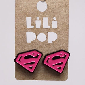 Boucles d'oreilles Superman LiliPop