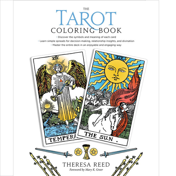 Livre À Colorier Tarot Coloring Book