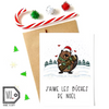 Made in happy - Carte de Noel - Buches de  Noel