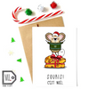 Made in happy - Carte de Noel - Souris c'est Noel