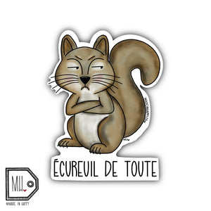 Made In Happy - Autocollant - Écureuil De Toute