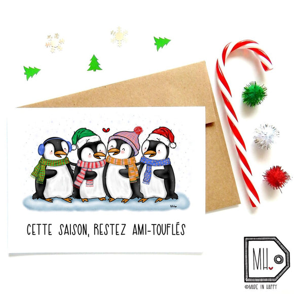 Made In Happy - Carte De Noël - Ami-Touflés