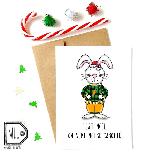 Made In Happy - Carte De Noël - Carotté