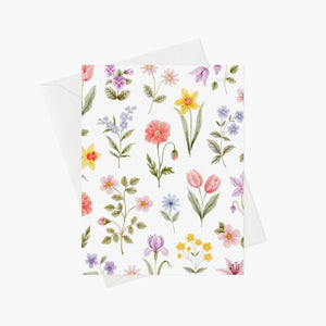Marie-Lise Illustration - Carte de Souhait - Rêverie florale