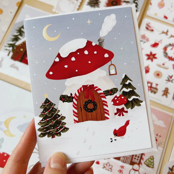 Marie-Lise Illustration-Carte de Noel-Noel Feerique Lifestyle