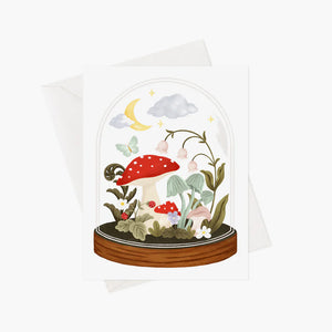 Marie-Lise Illustration-Carte de Souhait-Terrarium Magique