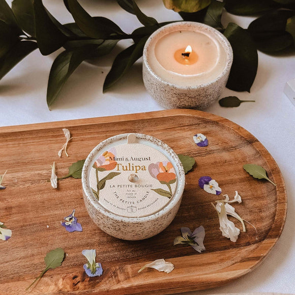 Mimi Et August Chandelle Tulipa Reusable Candle 3Oz