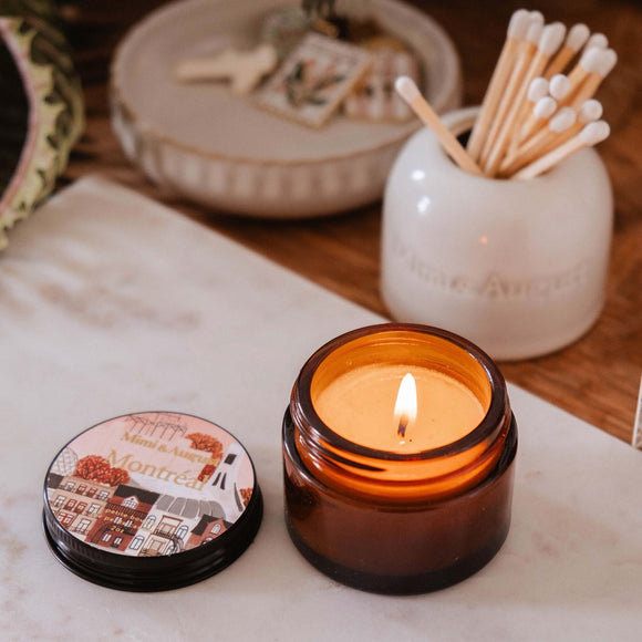 Mimi Et August - Bougie Réutilisable - 2oz - Montréal