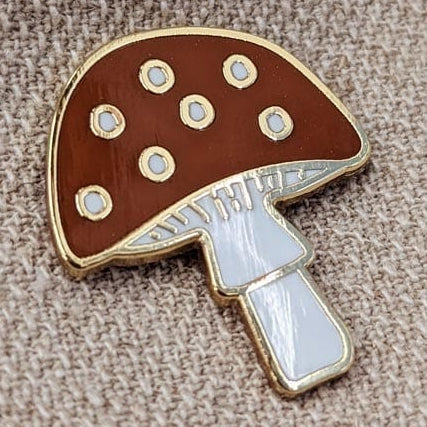 Mimi Et August Épinglette Champignon