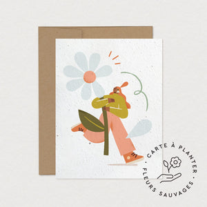Mimosa Design Carte à Planter Daisy