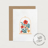 Mimosa Design - Carte de souhaits ensemence - Eternite