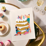 Mimosa Design - Carte de souhaits geante - C'est la fete