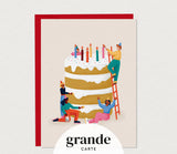 Mimosa Design - Carte de souhaits geante - C'est la fete