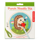 Mini-kit de broderie à aiguille à perforer hérisson - Kikkerland
