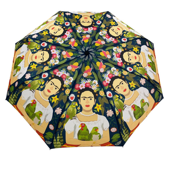 NakedDecor-Parapluie Frida Kahlo et ses perroquets