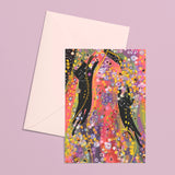 Niaski Carte De Souhait Water Cats De Gustav Klimt