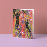 Niaski Carte De Souhait Water Cats De Gustav Klimt