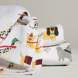 Now Design-Trio de Linge À Vaisselle Floursack Yuke Dogs Life Style