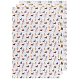 Now Design-Trio de Linge À Vaisselle Floursack Yule Dogs