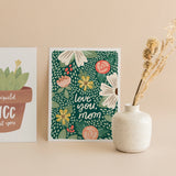 Occasionalish Carte De Souhait "Love You Mom" Avec Enveloppe