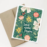 Occasionalish Carte De Souhait "Love You Mom" Avec Enveloppe