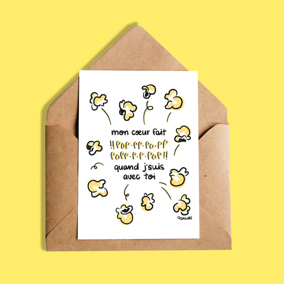 QIILU Carte de voeux creuse, carte de voeux avec enveloppe creuse pour les  amis pour la fête des pères pour la famille pour la fête des mères 