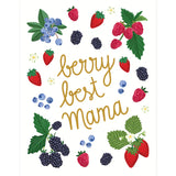 Page and Willow - Carte Berry Best Mama Gros Plan