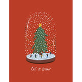 Paige & Willow - Carte De Noel - Let It Snow Gros Plan