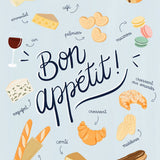 Paige & Willow - Carte De Souhaits - Bon Appétit Gros Plan