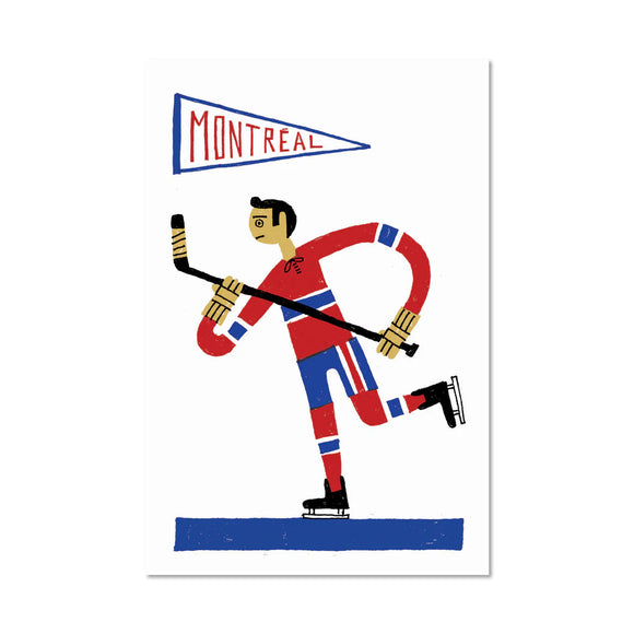 Paperole - Carte Postale - Hockey