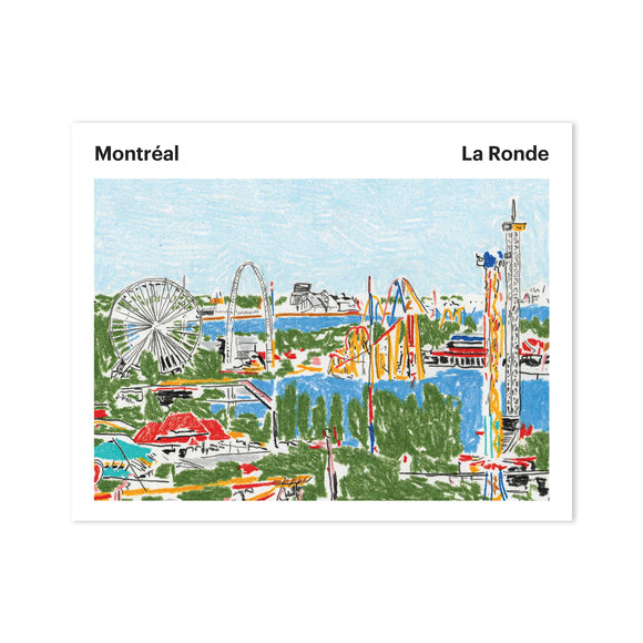 Paperole - Carte Postale - Montréal La Ronde