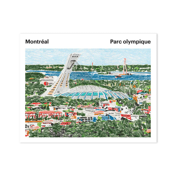 Paperole - Carte Postale - Montréal Parc Olympique