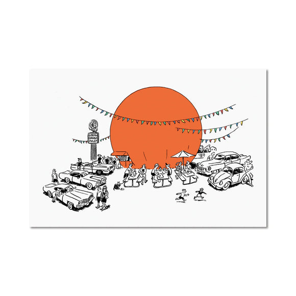 Paperole - Carte Postale - Orange Julep