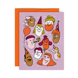 Paperole Carte de souhaits Party time