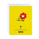 Paperole Carte de souhaits Tour de fleurs