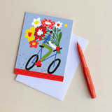Paperole Carte de souhaits Tour de fleurs