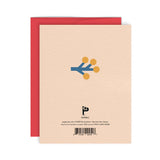 Carte de souhait Bambi Rouge