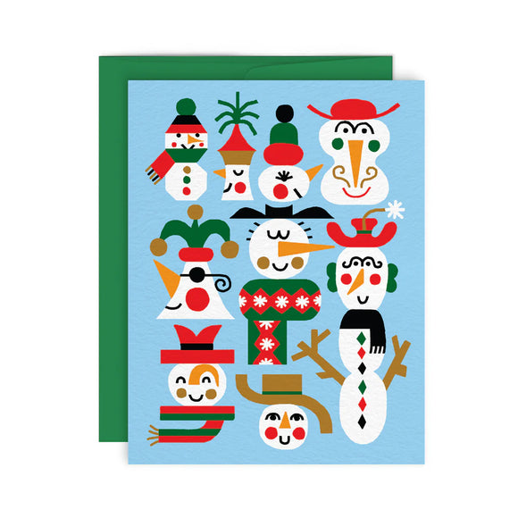 Paperole Carte de Souhait Frosty Avec Enveloppe