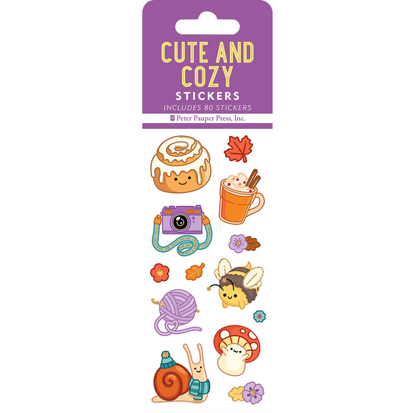 Peter Pauper Press - Autocollants - Cute And Cozy