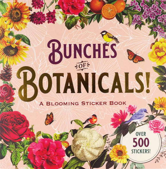 Peter Pauper Press-Cahier d'autocollant Bunches of Botanicals